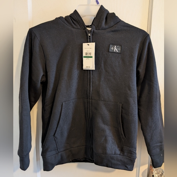 Calvin Klein Other - NWT Calvin Klein Kids Black Zip-Up Hoodie